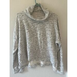 J. Crew Vintage Fleece Cotton Terry Turtleneck Sweater - Women's Size Large